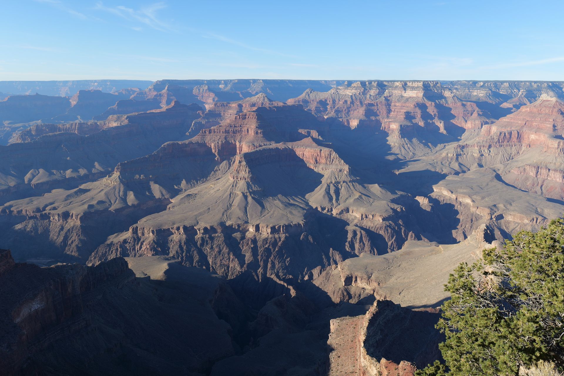 An epic, vast canyon vista stretching to the horizon